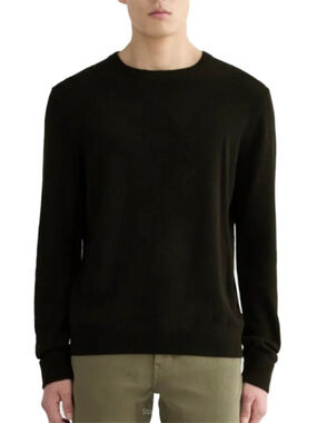 Everlane The Cashmere Crew 100% Cashmere Black Sweater SZ Medium